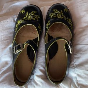 John Fluevog Mary Janes Size 10